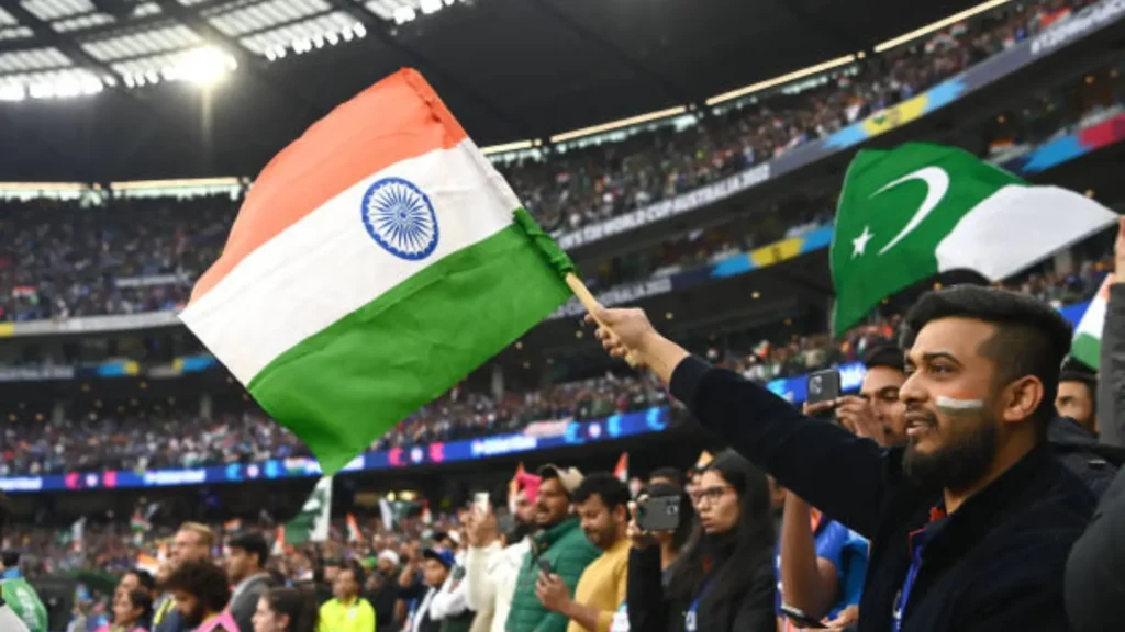 India vs Pakistan WCL 2025: Clash of Cricket Legends 2 Ind vs Pak - Crowd celebrating arch rivals game