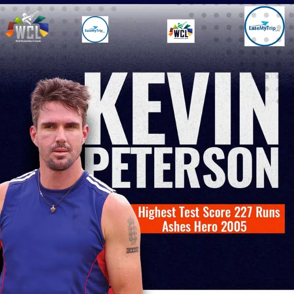 Legends Yuvraj Singh, Shahid Afridi Set to Shine in WCL 1 Kevin Pietersen