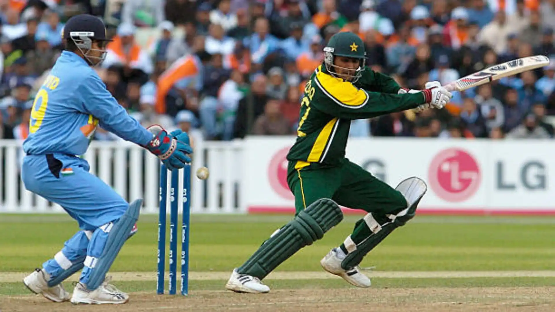 Legends Gear Up for Ind vs Pak Cricket Battle at WCL 2025 5 Pak vs Ind - Abdul Razzaq plays shot