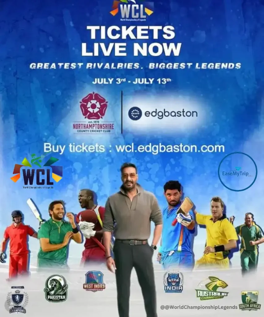 Edgbaston Stadium Exciting Digital Upgrade Ahead of WCL 1 WCL Players and schedule