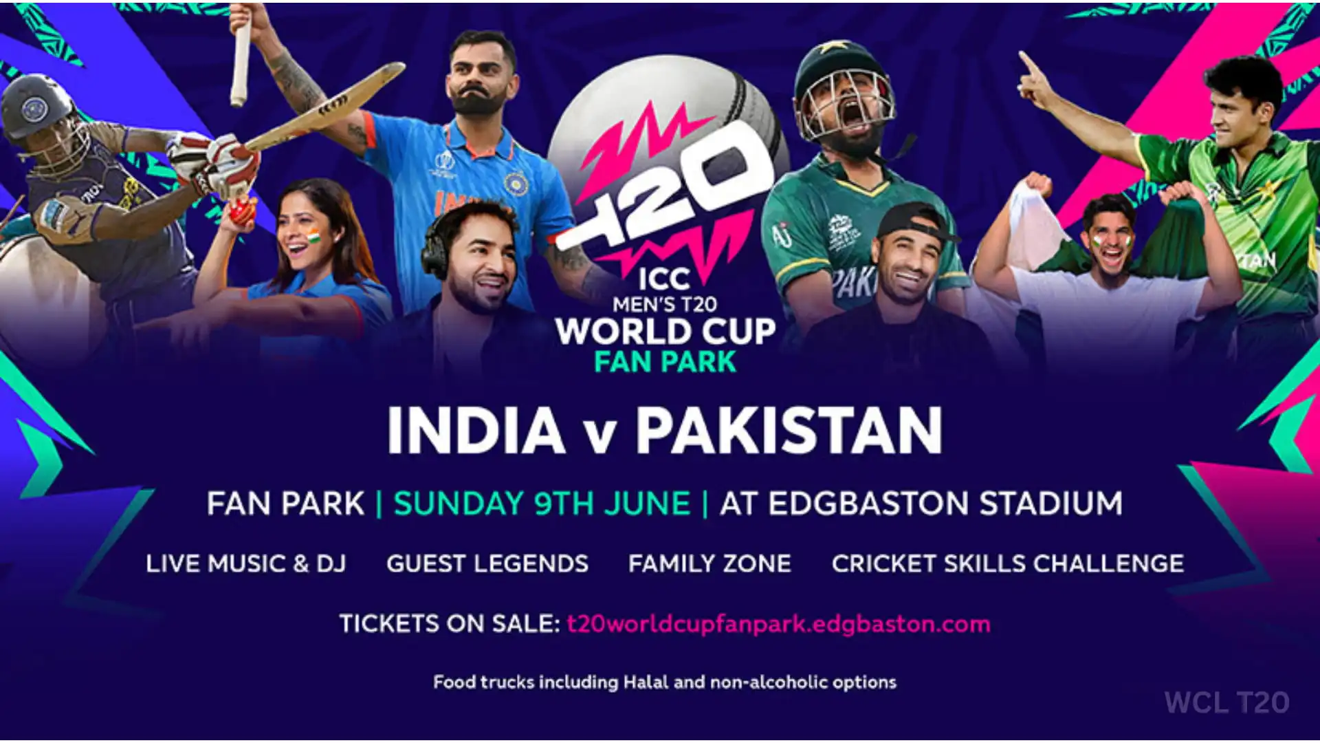 Edgbaston to Host Thrilling India vs Pakistan T20 World Cup Fan Park · World Championship of Legends