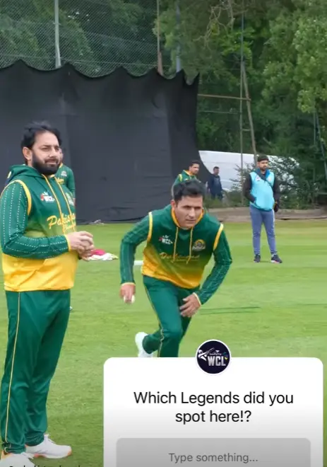 Pakistan Team Intense Pre-Match Training Session at Edgbaston 2 Abdul Razzaq and Saeed Ajmal Practice