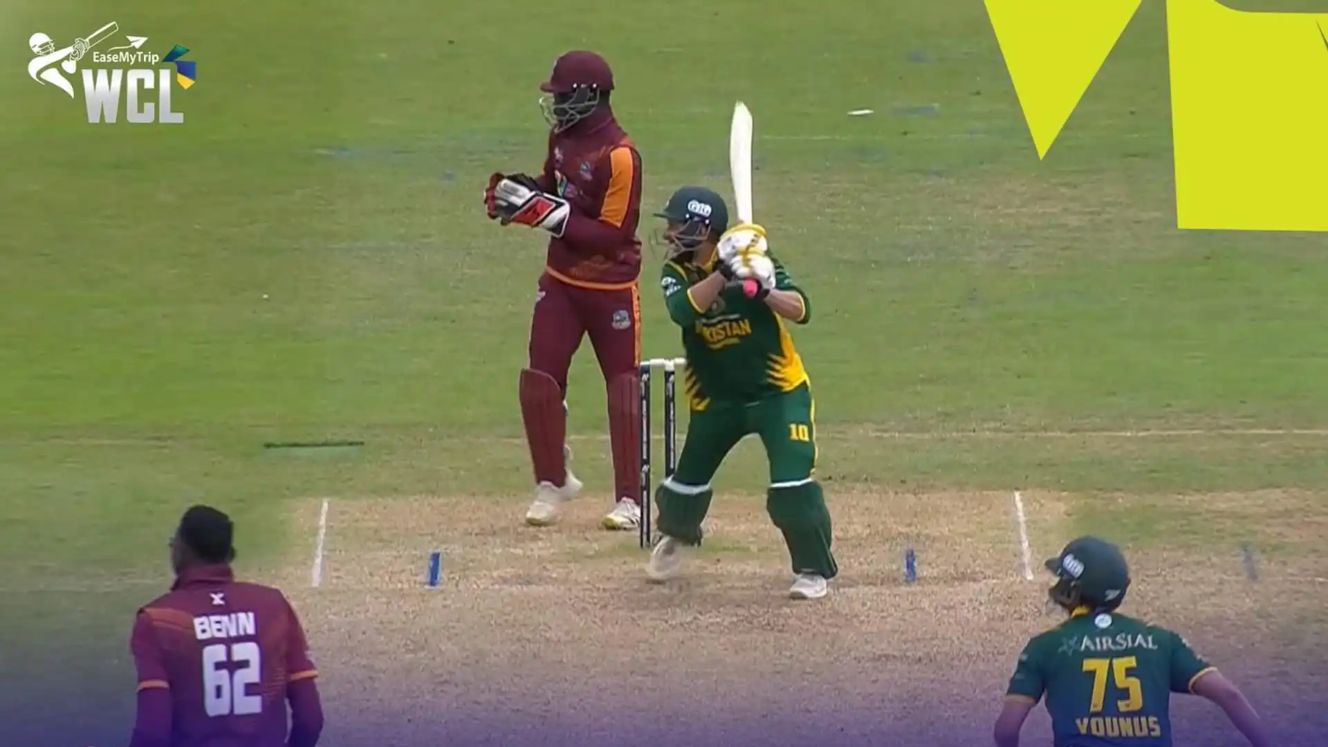 Pakistan Edge Out West Indies Champions in 1st Semi-Final · World Championship of Legends