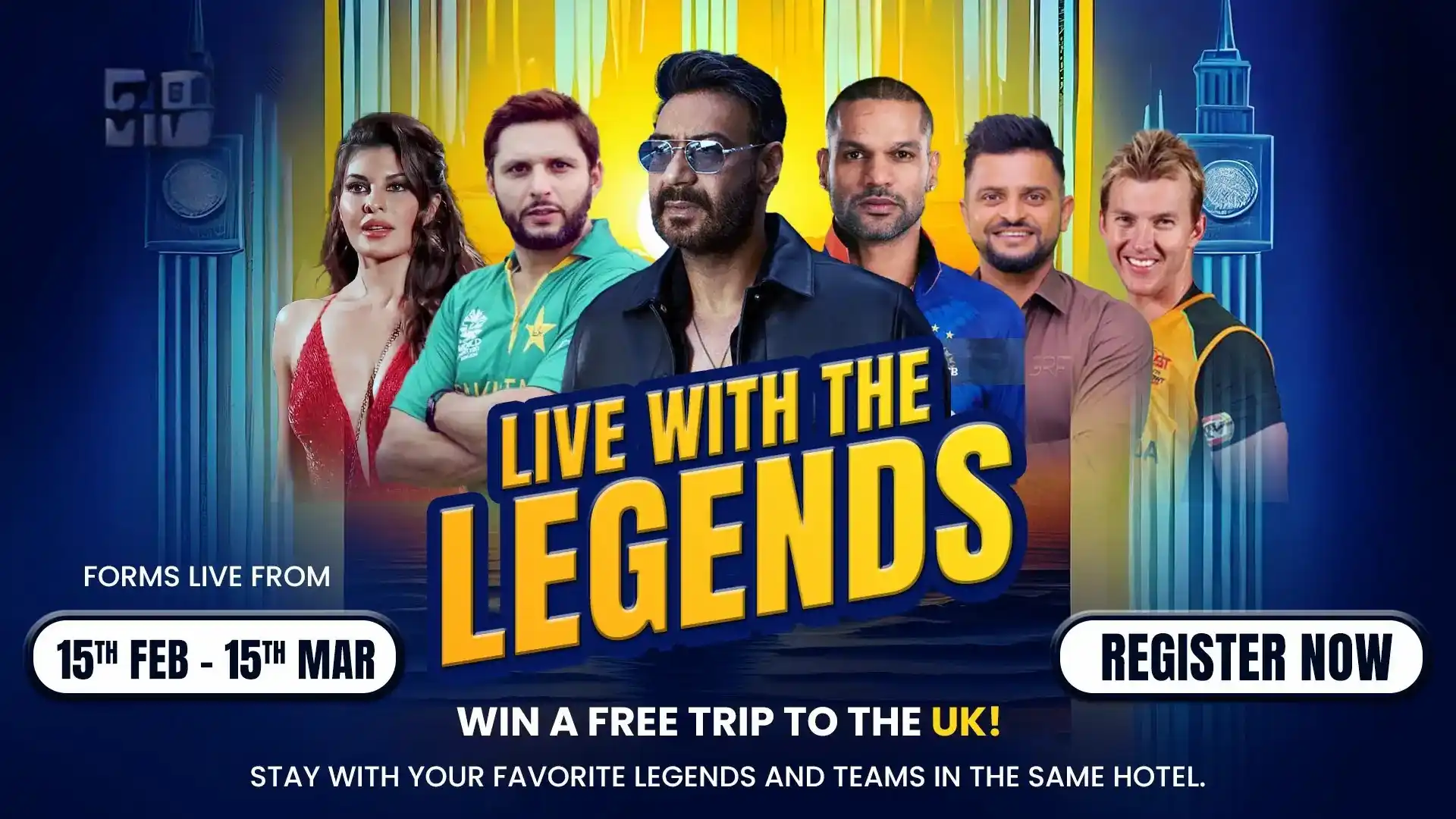 WCL Announces Fans Historic Stays with Yuvraj, AB de Villiers, Afridi · World Championship of Legends