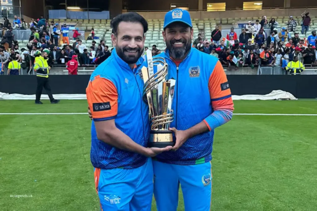Atif Aslam to Light Up WCL 2025 Opening Ceremony! 2 Irfan Pathan & Yusuf Pathan with the trophy