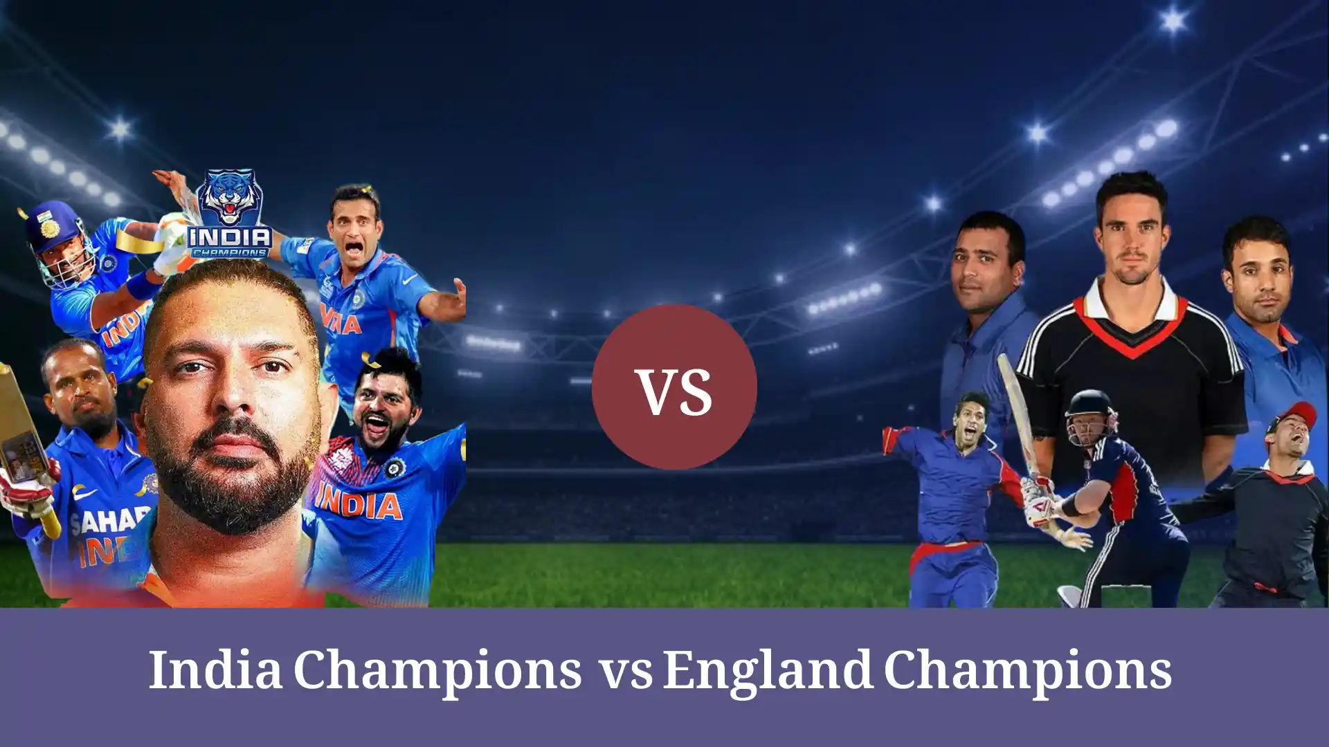 India vs England Champions: WCL 2026 Match Centre · World Championship of Legends