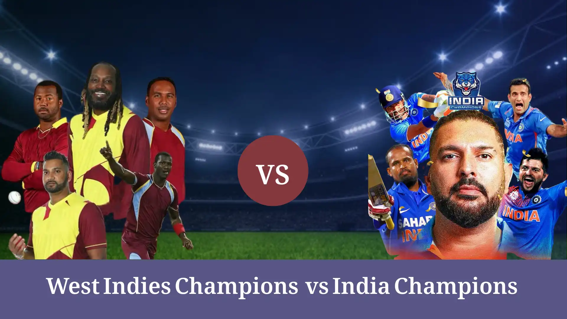 India vs West Indies Champions: WCL 2026 Match Centre � World Championship of Legends