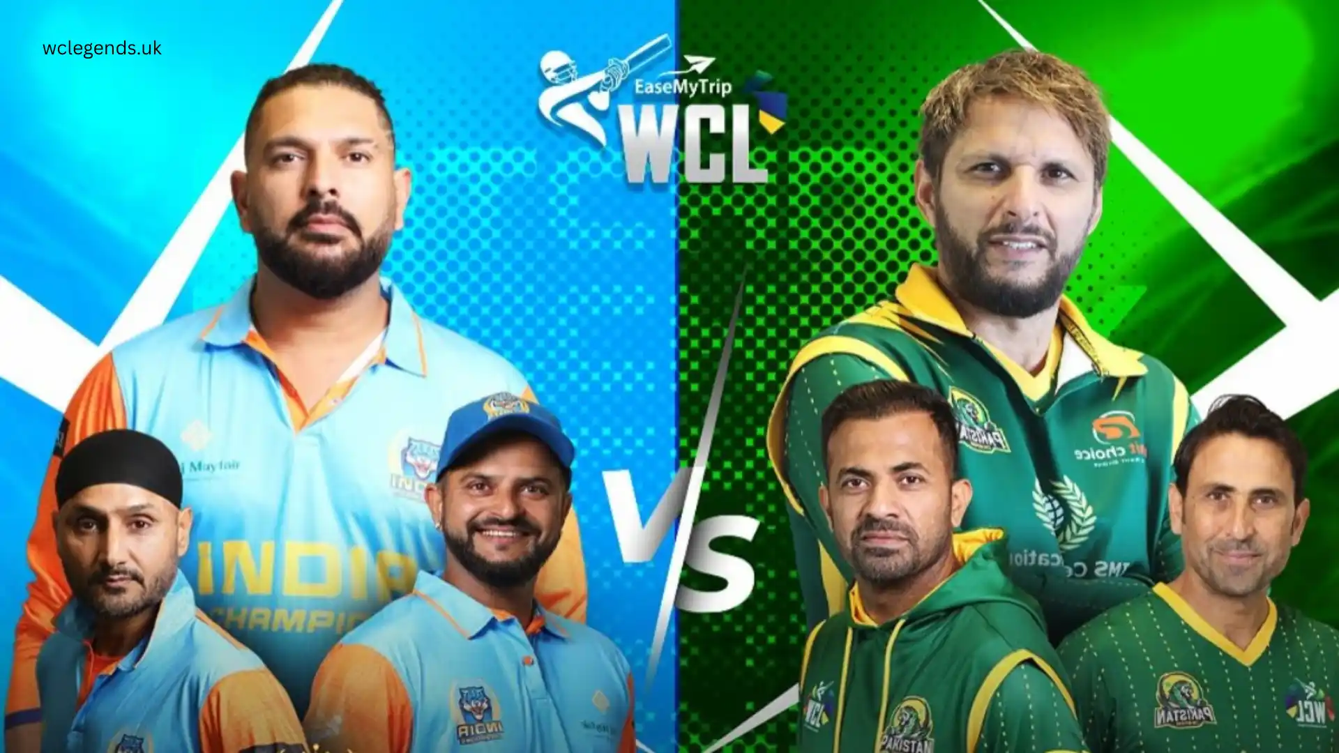 India vs Pakistan WCL 2025: Clash of Cricket Legends · World Championship of Legends