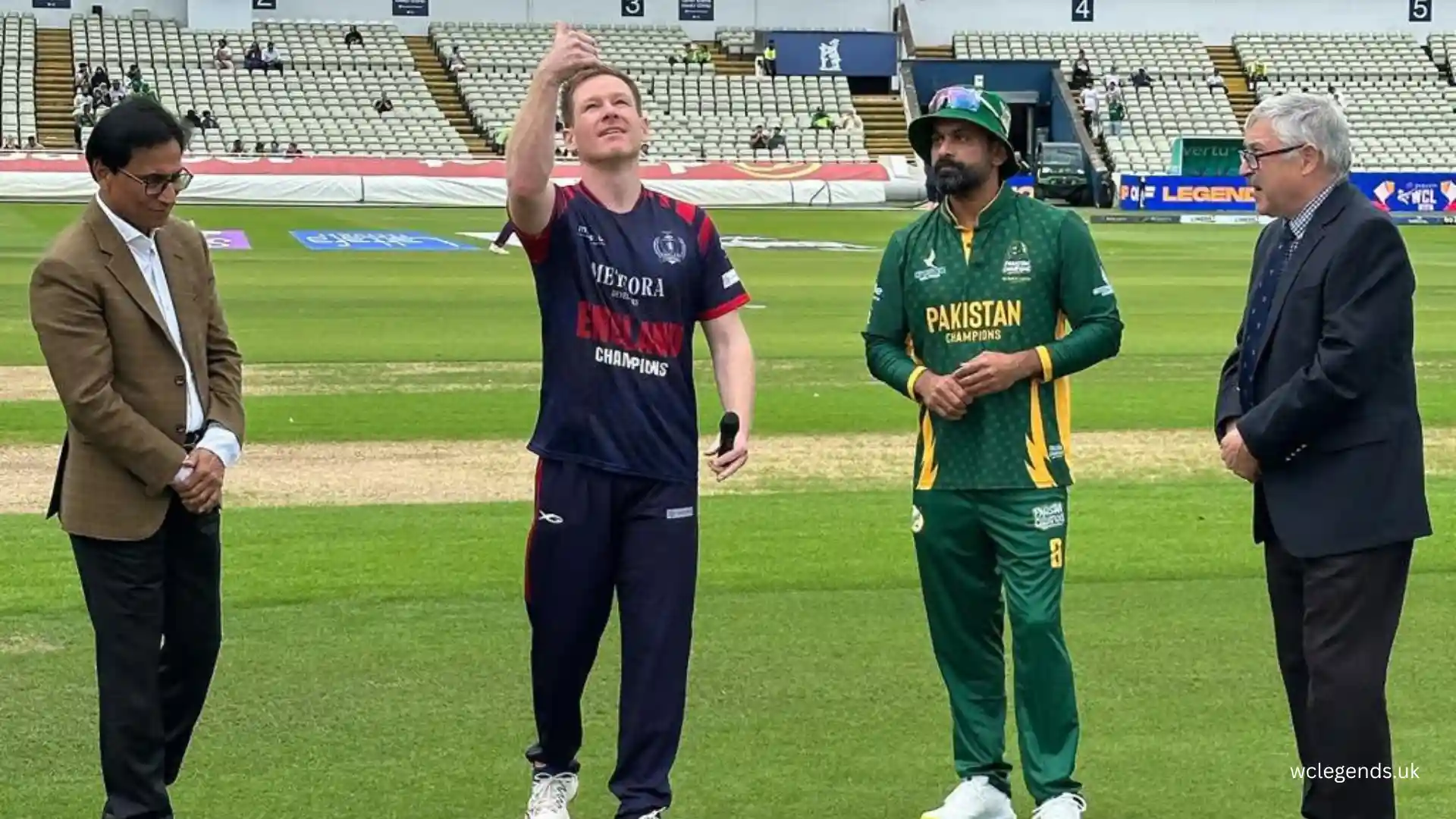 Pakistan Edge Out England by 5 Runs in Thrilling WCL Opener · World Championship of Legends