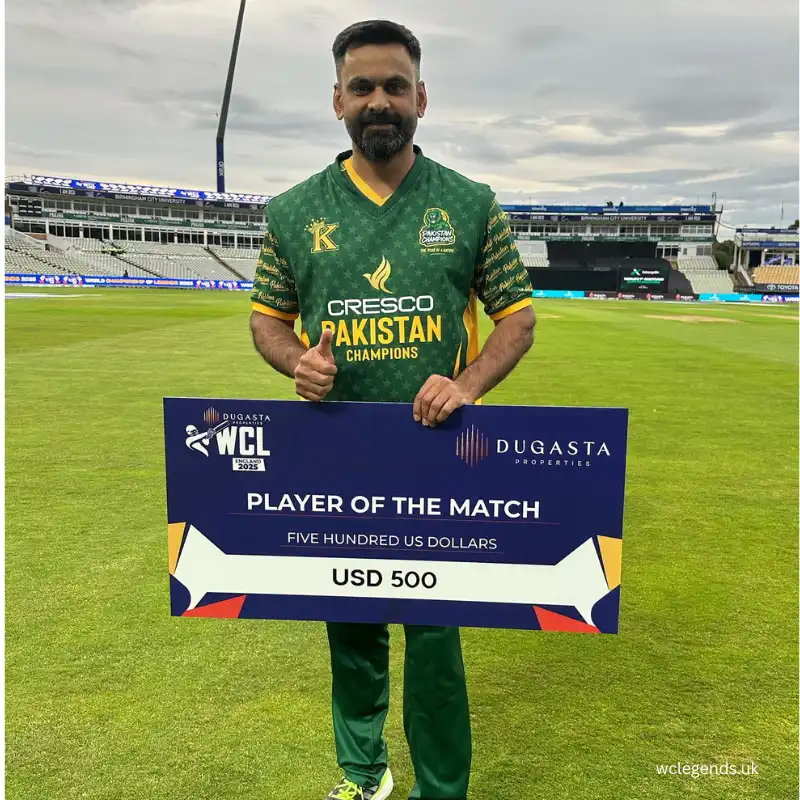 Hafeez man of the match
