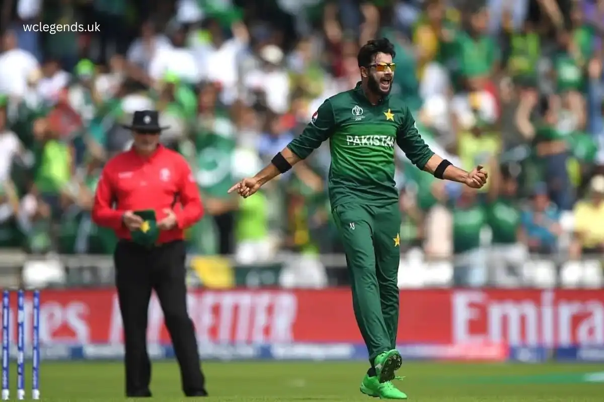 Imad Wasim Celebrating wicket