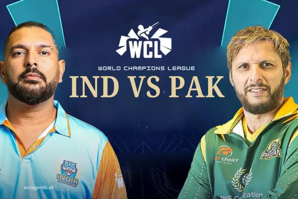 India vs Pakistan WCL 2025: Clash of Cricket Legends 1 Ind vs Pak Legends